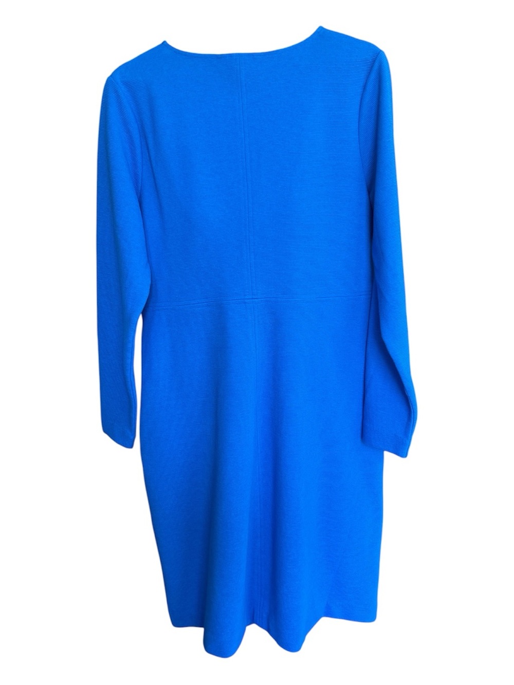 Women’s Boden ribbed shift dress. Bright blue. 14L. - Picture 4 of 6